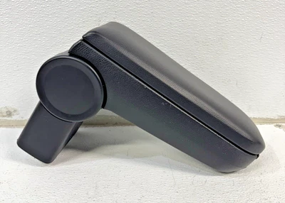 VW Beetle 1998-2010 techo rígido consola central reposabrazos cuero negro vinilo reposabrazos Foto 1 de 4