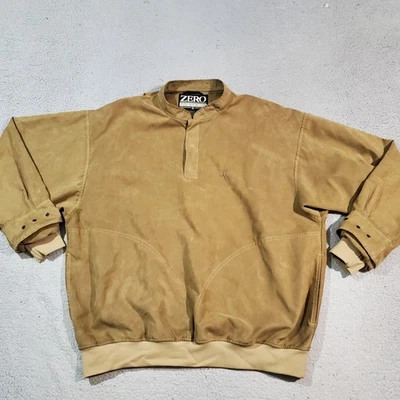 Zero Restriction Pullover Jacket Mens XL Golf Outerwear Snap Mock Neck Pockets - Image 1 of 4