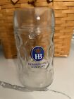 HB Hofbrauhaus Newport Clear Glass Beer Mug 1 Liter