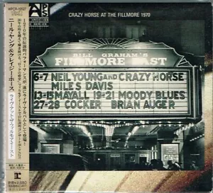 Neil Young "Live At The Fillmore East" Japan CD Paper Sleeve w/OBI WPCR-12527 - Picture 1 of 1