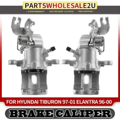 Pinzas de freno traseras izquierda y derecha 2 piezas para Hyundai Elantra 96-00 Tiburon 97-01 Foto 1 de 4