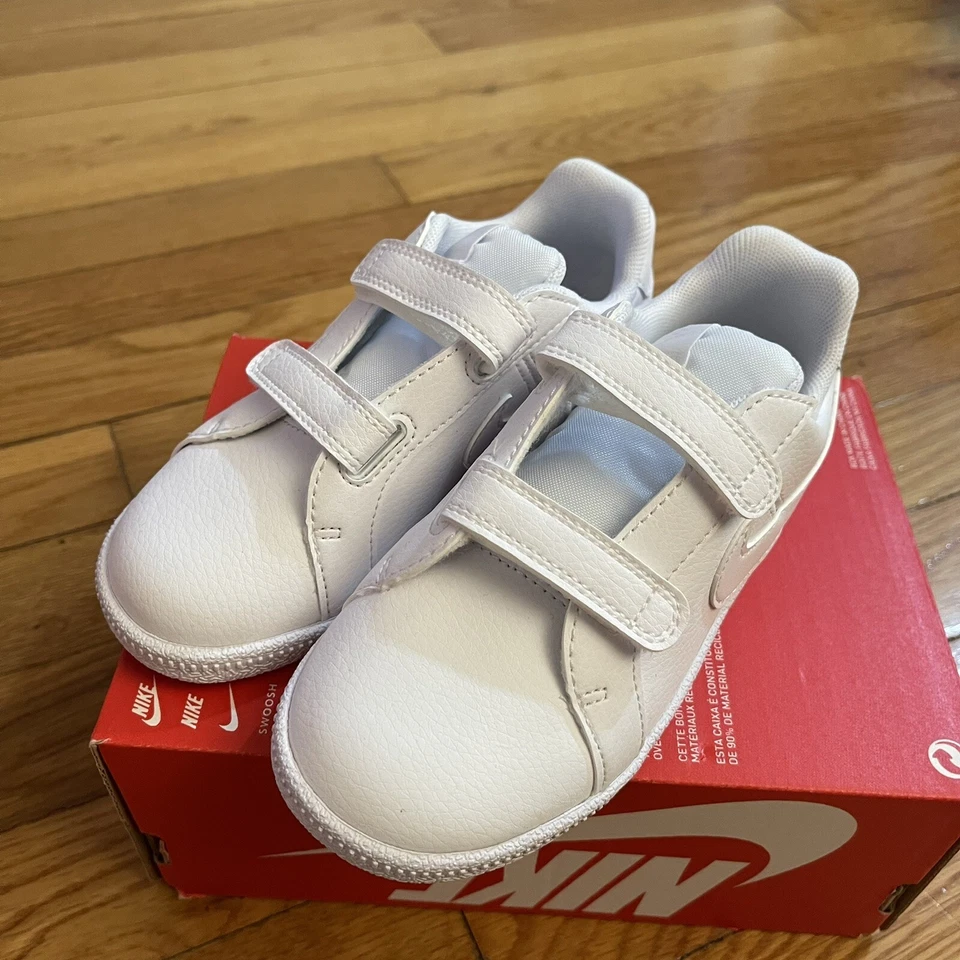 NIKE COURT ROYAL (TDV) 10C US WHITE