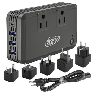 230W Voltage Converter 240V/220V to 120V/110V International Power Converter - Picture 1 of 8