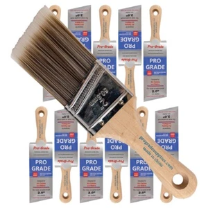 12PK 2" Stubby House Wall,Trim Paint Brush Set Home Exterior or Interior Brush - Picture 1 of 7