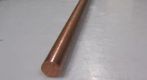 145 Tellurium Copper Rod, 1/4" Dia. x 3 Ft Length - Picture 1 of 1