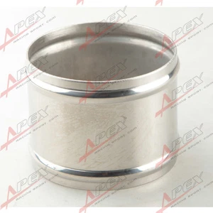 Stainless Steel 3" Inch 76mm OD Hose Adapter Joiner Pipe Connector Silicone - Picture 1 of 3