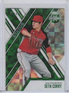 2017 Panini Elite Extra Edition Status SSP GREEN STATUS #01/49 Seth Corry #96 - Picture 1 of 1