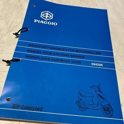 Piaggio PGO ZIP 50 Catalizado Revisión Técnica Manual De Taller Scooter - Imagen 1 de 4