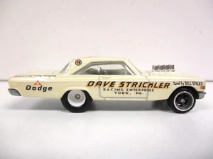 HOT WHEELS DRAG STRIP DEMONS DAVE STRICKLER 1965 DODGE CORONET A/FX AWB DRAG CAR - Picture 1 of 11