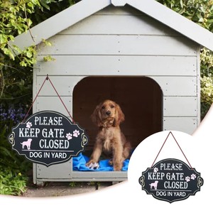 Dog Listing Pet Reminder Card Personality Wooden Household Door Number Listing