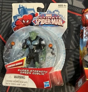*Super Strength Green Goblin Action Figure Marvel 4" Hasbro 2013 w/Pumpkin Bombs - Picture 1 of 2
