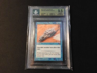 Temporal Manipulation BGS 9.5 MINT [Portal Second Age] Mtg Free Tracking! - Image 1 of 4