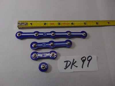 Electronic Snap Kits Circuits Radio Shack Part Stem Project Lot of 4 Blue Snaps - Image 1 of 4