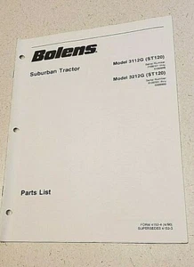 Bolens suburban tractor 3112G 3212G parts list - Imagen 1 de 1