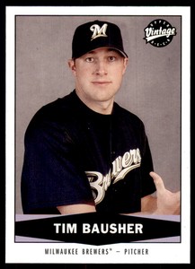2004 Upper Deck Vintage Update Tim Bausher Milwaukee Brewers #482