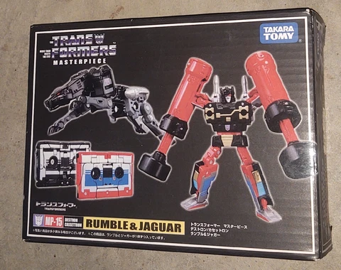 Transformers Masterpiece RUMBLE JAGUAR Authentic Complete Opened Mp-15 Cover