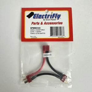 Great Planes Electrifly GPMM3143 SERIES 2 Deans Male Ultra /Female Ultra Adapter - Picture 1 of 2