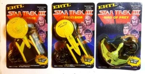 Star Trek III Search for Spock ERTL Starship Set de 3 Ent/Klingon/Excells-Carded - Imagen 1 de 1