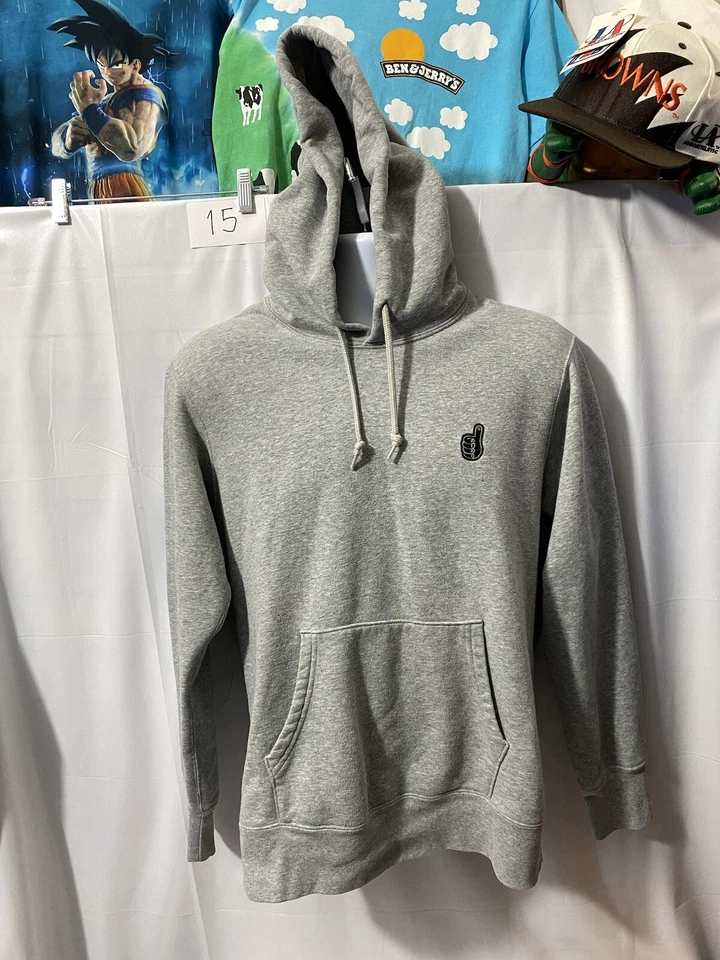 Uniqlo UT Sudadera con Capucha Para Hombres Pullover Suéter Talla M No Worries Club Pulgares para arriba Foto 1 de 4