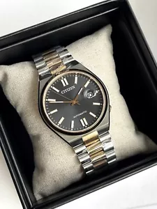 Citizen Watch * NJ0154-80H Tsuyosa Automatic Grey Dial 2 Tone Rose Gold & Silver - Picture 1 of 6