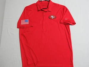 2XL 49ERS Textured Nike Dri-Fit Men's db #594T Polo Shirt - Picture 1 of 9
