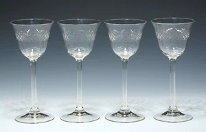 4 Art Deco Weingläser 1930er Jahre - Bild 1 von 3