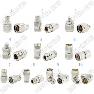 2pcs N Male Female to FME UHF PL-259 SO-239 Plug Jack Adapter RF Coax Connector - Picture 1 of 11