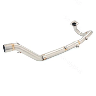 For Suzuki DRZ400 2000-2024 Header +Mid Exhaust System Link Pipe Stainless Steel - Image 1 of 4