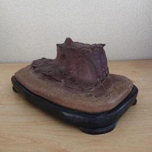 Suiseki Bonseki Bonsai Viewing Stone Ehime Red Matcha Stone 1.5kg - Picture 1 of 9