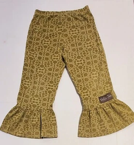Vintage Matilda Jane Field Trip Fern Big Ruffle Pants Bottoms Girls Size 6 - Picture 1 of 5