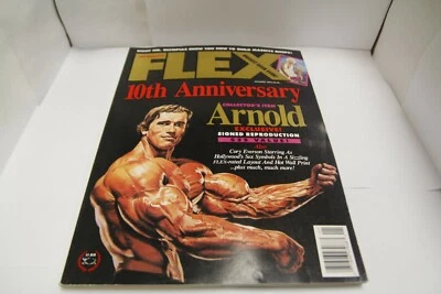 Flex Magazine 10th Anniversary Arnold Schwarzenegger January 1993 - Image 1 of 3