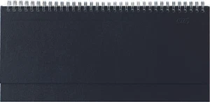 Kalender 2025 -Tisch-Querkalender Balacron schwarz 2025- Planer 29,7 x 13,5cm - Bild 1 von 2