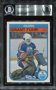 HOF GRANT FUHR signed autographed 1982 OPC ROOKIE CARD RC BECKETT (BAS) - Picture 1 of 2