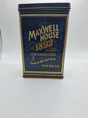 MAXWELL HOUSE 1892  "Good to the last drop"  *Reproduction* Vntg ADVERTISING tin - Image 1 of 4
