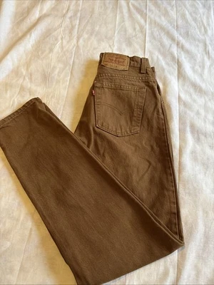 Levi’s Woman’s 550 Brown Size 7 M Relaxed Fit Tapered Leg  - Image 1 of 4