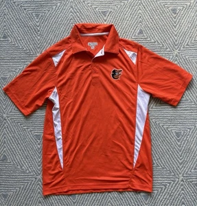 Augusta Sportswear Polo Shirt Baltimore Orioles - OrangeWhite - Small - Picture 1 of 4