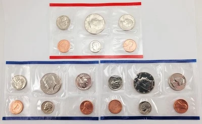 1987 Uncirculated P & D Coin Set US mint Original Packaging - Image 1 of 4