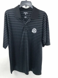 Camisa de Golf Antigua Para Hombres Grande PGA 2011 Color Negro/Blanco Estilo Polo Pin Rayas - Imagen 1 de 4