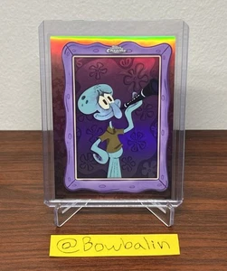 2025 Topps Chrome SpongeBob Squidward's Gallery Case SP Hit Nathanna Erica SG-10 - Picture 1 of 9