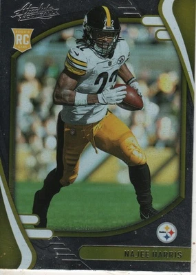 Najee Harris 2021 Panini Absolute Football #111 Pittsburgh Steelers RC Rookie - Image 1 of 4