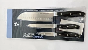 JA HENCKELS INTERNATIONAL FORGED PREMIO 3 PC GIFT SET KNIVES - Picture 1 of 5