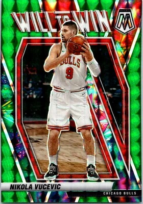 2020-21 Panini Mosaic #17 Nikola Vucevic Will to Win Mosaic Green - Image 1 of 2