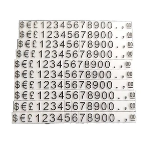 1X(Preisschilder, PreisanzeigewüRfel, Verstellbare ZahlenthekenstäNder, Eti7660 - Bild 1 von 6