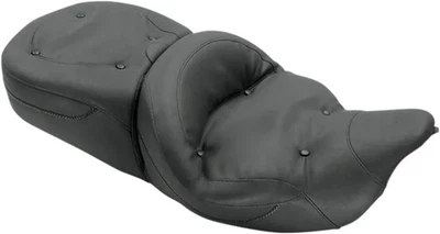 Mustang Negro Regal 2 Up Super Touring 1 pieza Asiento Harley Tri Glide 2009-2021 Foto 1 de 4