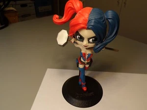 Q Posket * Harley Quinn * DC Comics Statue Authentic NO BOX JUST FIGURNE - Picture 1 of 9