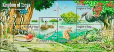 Tonga #SGMS1497 MNH M/S 2001 Mangrove Crab Duck Snapper Heron [1052a]