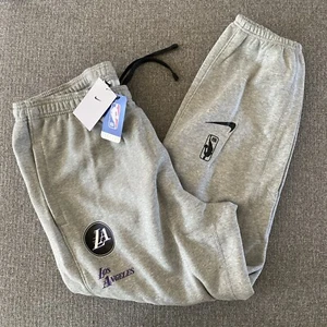 Pantaloni Nike NBA Los Angeles Lakers 3XL Courtside Pile Grigi DN4728-063 - Foto 1 di 6
