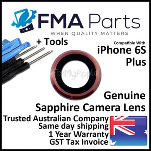 iPhone 6S PLUS Original Rose Gold Sapphire Camera Lens Back Bracket Replacement - Picture 1 of 2