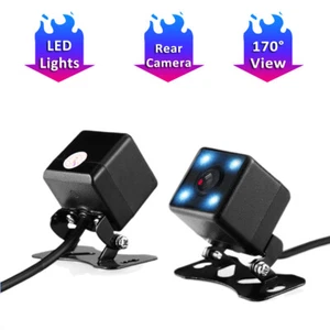 4LED Car Rear View Backup Camera Parking Reverse Waterproof 170° Night Vision - Picture 1 of 8