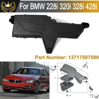 Fits BMW 228i 320i 328i 428i Air Cleaner Intake Filter Box Housing 13717597589 - Image 1 of 4